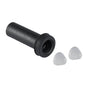 Geberit - Geberit straight connector with sleeve and cover caps: d50mm matt chrome-plated