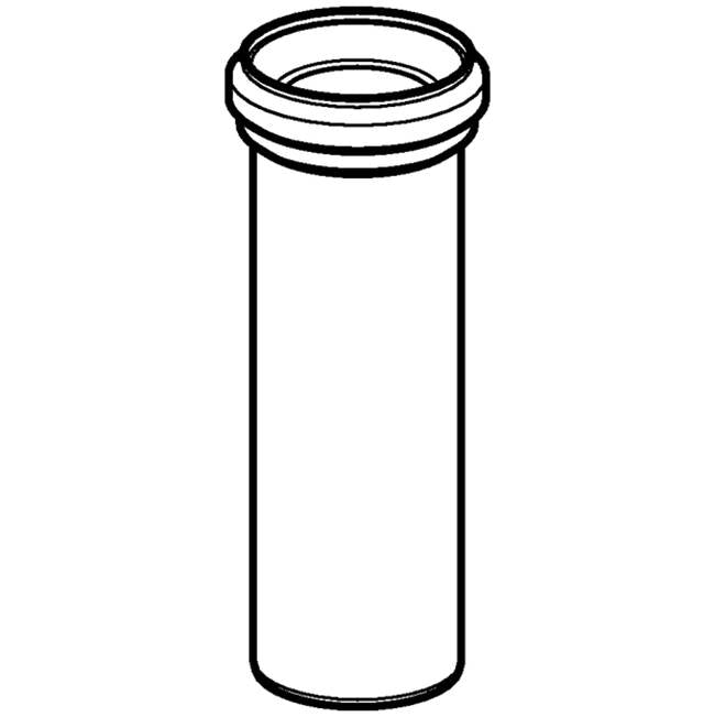 Geberit straight connector with sleeve: d110mm white alpine