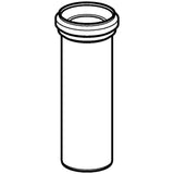 Geberit straight connector with sleeve: d110mm white alpine