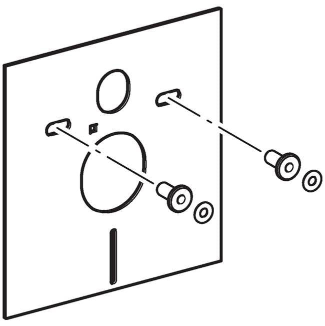 Geberit sound insulation set for wall-hung WC