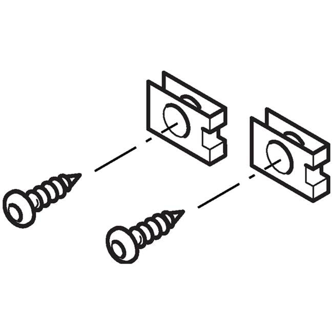 Geberit fastening set, vandal-resistant (2 pc.)