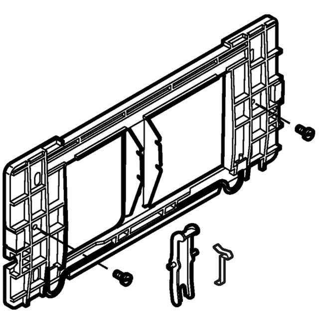 Mounting frame for Geberit actuator plate Highline