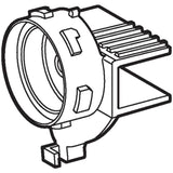 Dummy cover with seal, for Geberit urinal flush control