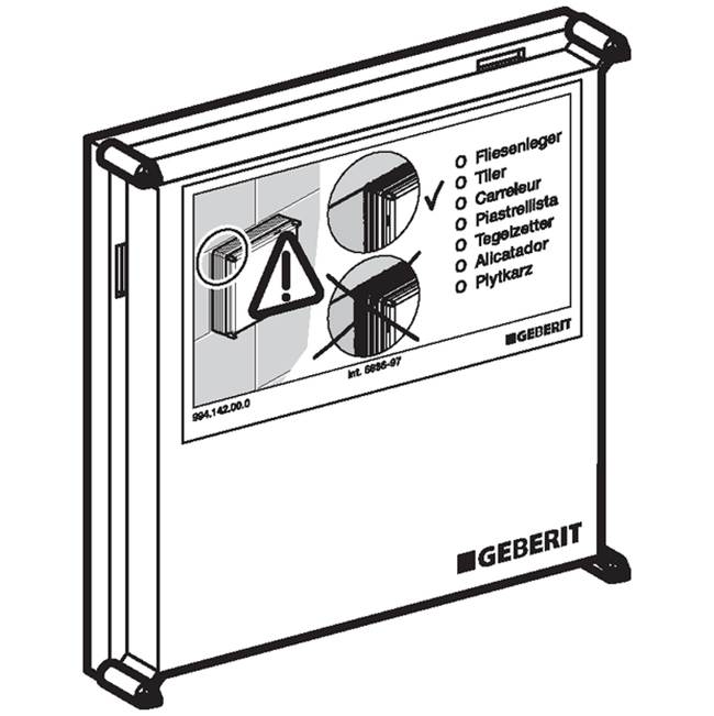 Protection box cover for Geberit urinal flush control