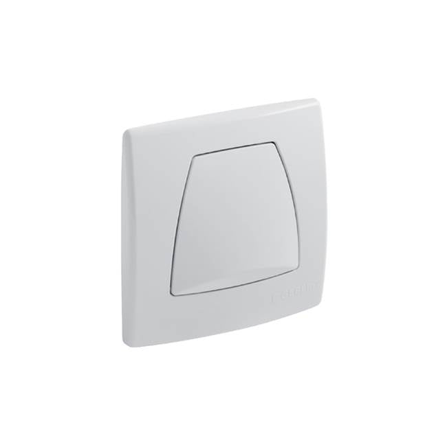 Geberit - Actuator plate Twinline for Geberit urinal flush control with pneumatic flush actuation: matt chrome-plated