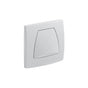 Geberit - Actuator plate Twinline for Geberit urinal flush control with pneumatic flush actuation: matt chrome-plated