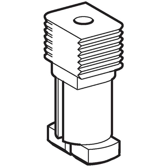 Quick-lock bolt for cover plate, for Geberit urinal flush control