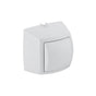 Geberit - Hand-operated actuator for single flush, for Geberit WC flush control with pneumatic flush actuation: white alpine - White