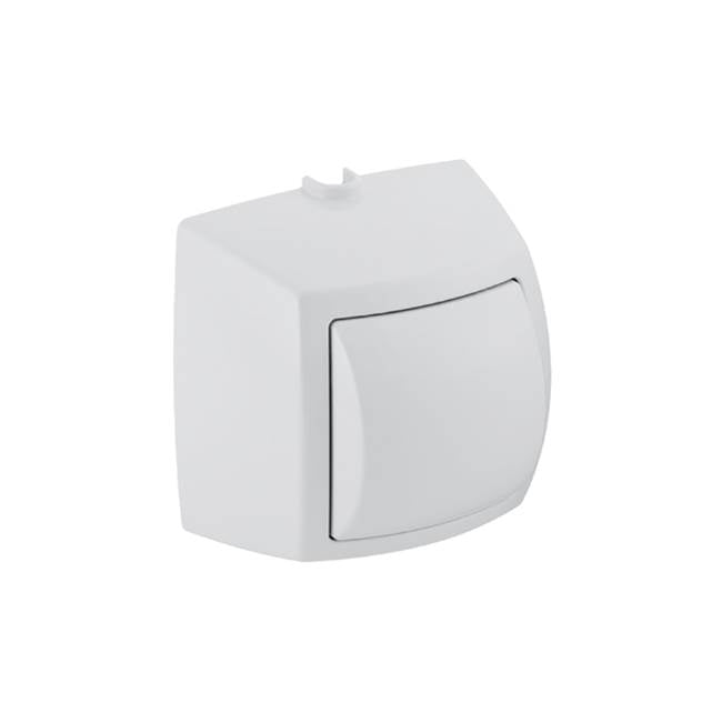 Geberit - Hand-operated actuator for single flush, for Geberit WC flush control with pneumatic flush actuation: bright chrome / matt chrome - Matte Chrome