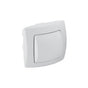 Geberit - Hand-operated actuator for single flush, for Geberit WC flush control with pneumatic flush actuation: white alpine