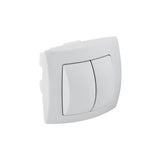 Geberit - Hand-operated actuator for dual flush, for Geberit WC flush control with pneumatic flush actuation: bright chrome / matt chrome - Chrome