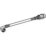 Reinforced braided hose for Geberit Kappa concealed cistern 15 cm