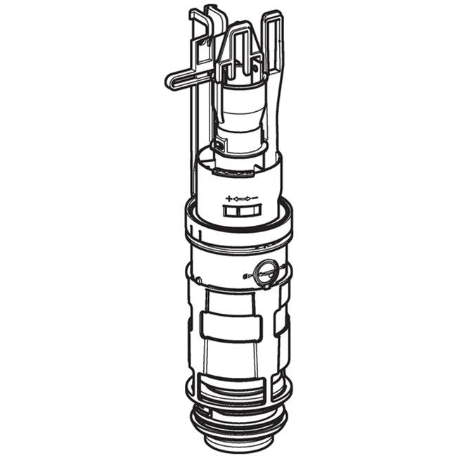 Geberit flush valve with basket