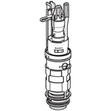 Geberit flush valve with basket
