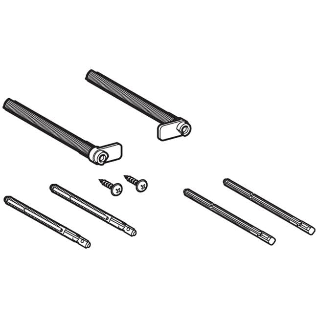 Actuator rod set for Geberit actuator plate