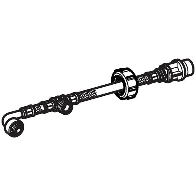 Reinforced braided hose for Geberit concealed cisterns 12 / 15 cm