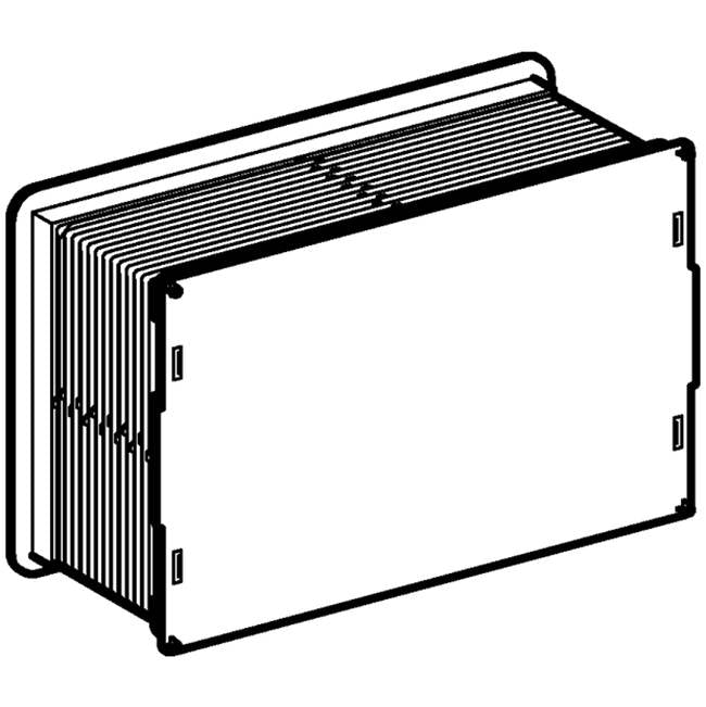 Geberit protection box for service opening