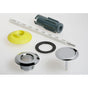 Geberit - Ready-to-fit-set d52, for Geberit bathtub drain with push actuation PushControl: bright chrome-plated