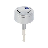 Geberit - Actuator for Geberit flush valve type 280, dual flush: bright chrome / blue