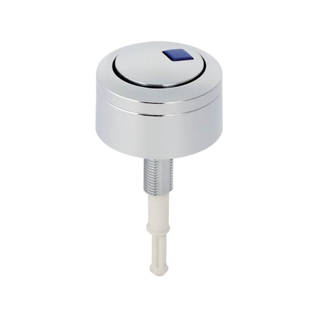 Geberit - Actuator for Geberit flush valve type 280, dual flush: bright chrome / blue