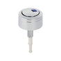 Geberit - Actuator for Geberit flush valve type 280, dual flush: bright chrome / blue