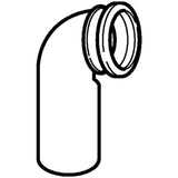Geberit PE connection bend 90 Degrees with lip seal, extended: d90mm d1=90mm