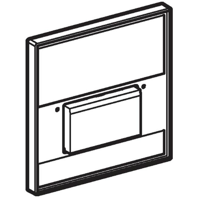 Geberit - Actuator plate type 50 for Geberit urinal flush control with pneumatic flush actuation