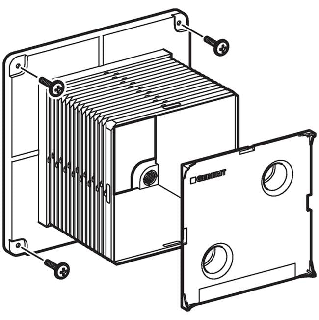 Geberit - Geberit protection box for service opening, with cover