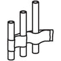 Geberit - Geberit set of nozzles, white - White