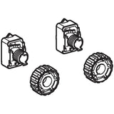 Geberit set of plastic union nuts for threaded rod M8 (2 pc.)