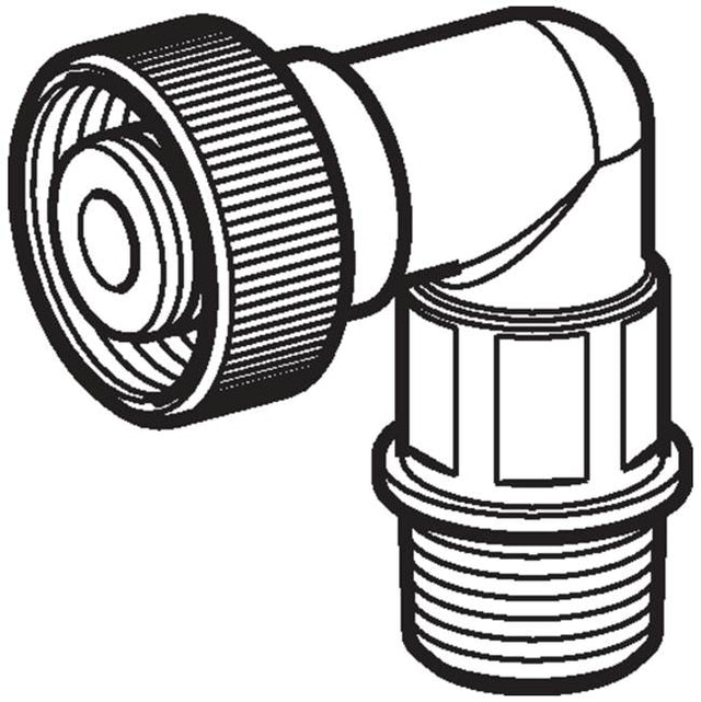 Geberit - Connecting nipple, bent, for Geberit urinal flush control