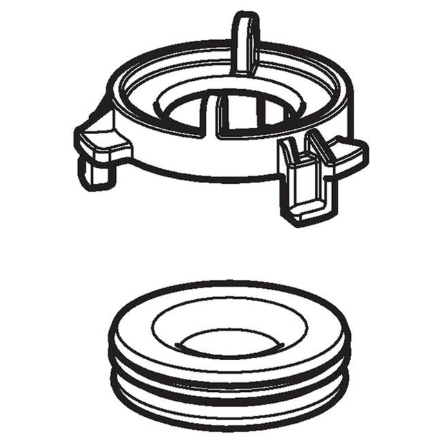 Geberit - Bayonet joint set with lip seal, for Geberit urinal flush control