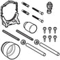 Geberit - Installation accessories for Geberit Duofix element for wall-hung WC, with Sigma concealed cistern 8 cm