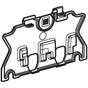 Geberit - Protection plate for actuator plate Sigma60, for Geberit Sigma concealed cisterns