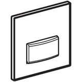 Geberit - Actuator plate type 50 for Geberit urinal flush control with pneumatic flush actuation: white alpine - White