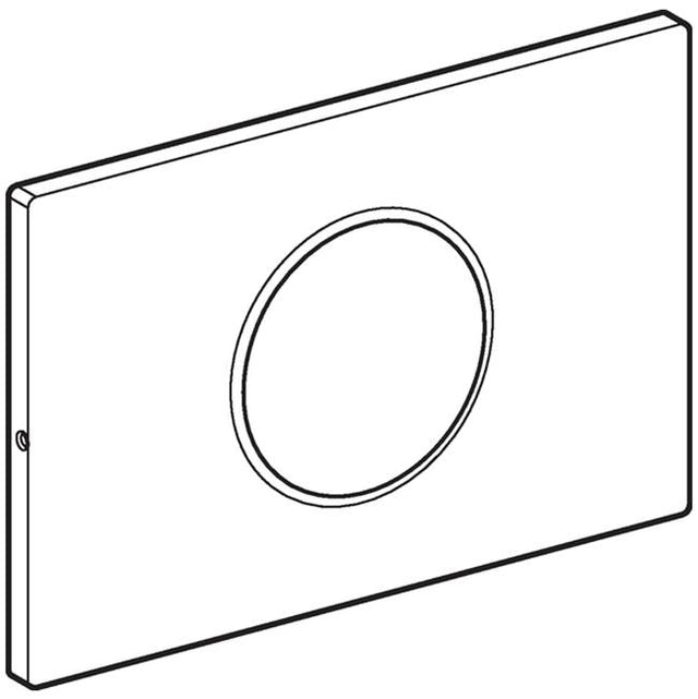 Geberit - Actuator plate Sigma10 for Geberit WC flush control with electronic flush actuation: stainless steel brushed/polished/brushed