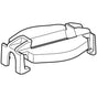 Geberit - Handle crown for Geberit flush valve: white alpine