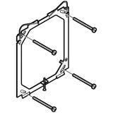 Mounting plate for Geberit urinal flush control Highline