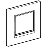 Geberit - Actuator plate type 30 for Geberit urinal flush control with pneumatic flush actuation: bright chrome / matt chrome / bright chrome