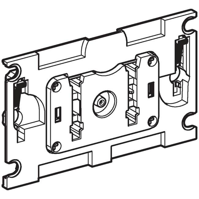 Geberit - Mechanism plate for Geberit cover plates Sigma and Omega, surface-even