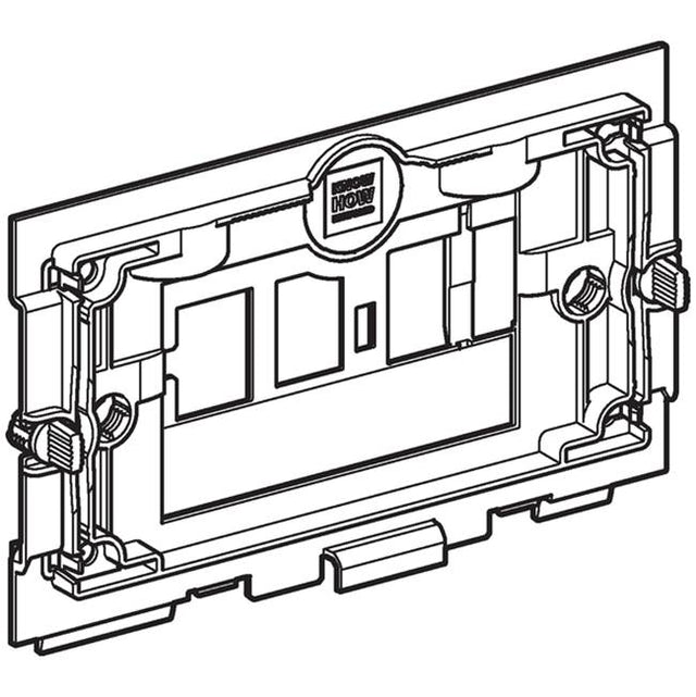 Geberit - Adapter plate for cover plate, surface-even, for Geberit Sigma concealed cistern