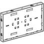 Geberit - Support plate with sight frame, for Geberit cover plate Sigma, surface-even: bright chrome-plated
