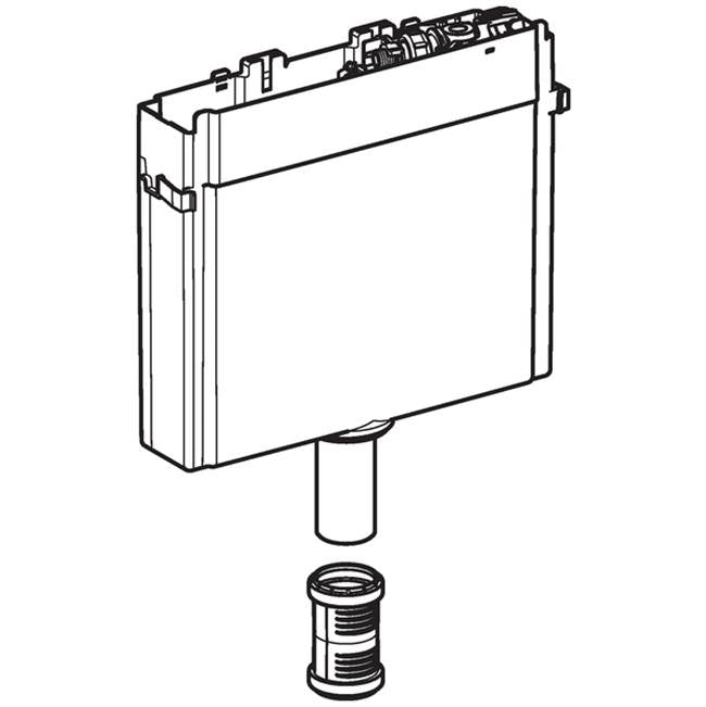 Technical cistern set for Geberit Monolith sanitary module for WC