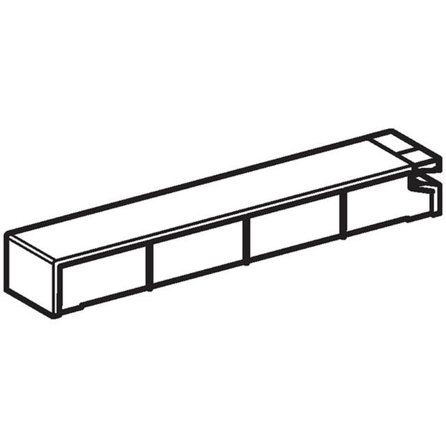 Geberit - Cistern lid for Geberit Monolith sanitary module for WC: aluminium brushed