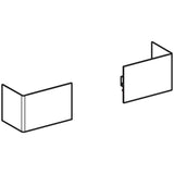 Cover, bottom, for Geberit Monolith sanitary module for floor-standing WC: mid-grey pearl mica
