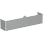 Geberit - Cover, bottom, for Geberit Monolith sanitary module for wall-hung WC: mid-grey pearl mica