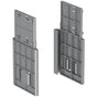 Geberit - Side part extension for Geberit Monolith sanitary module for WC and bidet: mid-grey pearl mica