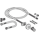 Water supply connection set for Geberit concealed cisterns 8 / 12 cm
