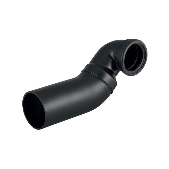 Geberit - Geberit PE connection bend 90 Degrees for wall-hung WC, offset to the right, with extension: d90mm d1=90mm