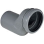 Geberit - Geberit connection set for wall-hung WC, with straight connector stepped by 5 cm: grey